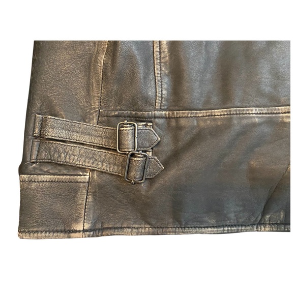 John Varvatos Distressed Biker Jacket - Picture 5 of 13